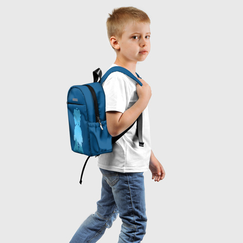 Детский рюкзак 3D с принтом ГАНЬ ЮЙ | GANYU | ГЕНШИН, вид сзади #1
