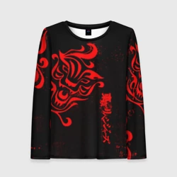 Женский лонгслив 3D Казутора Ханемия вальхалла