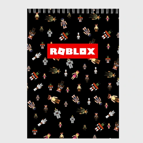 Скетчбук Roblox pattern Роблокс