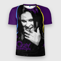 Мужская футболка 3D Slim Ozzy Osbourne, Оззи Осборн