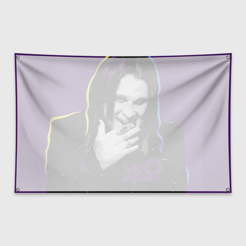 Флаг-баннер Ozzy Osbourne, Оззи Осборн - фото 2