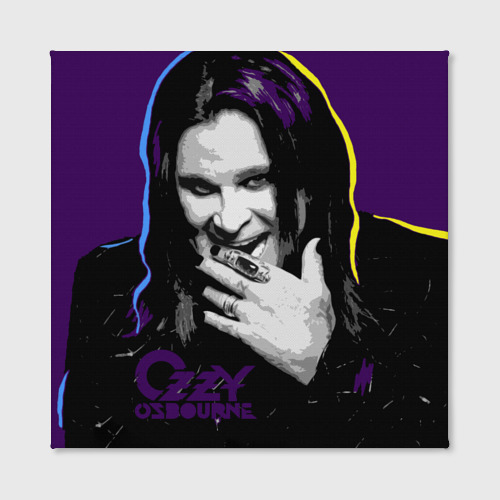 Холст квадратный Ozzy Osbourne, Оззи Осборн, цвет 3D печать - фото 2