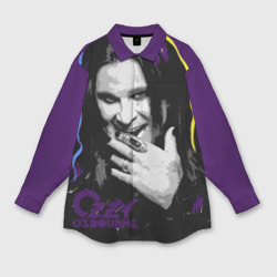 Мужская рубашка oversize 3D Ozzy Osbourne, Оззи Осборн