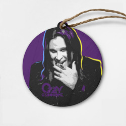 Деревянная игрушка круг Ozzy Osbourne, Оззи Осборн