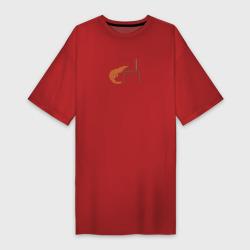 Платье-футболка хлопок Shrimp - programmer
