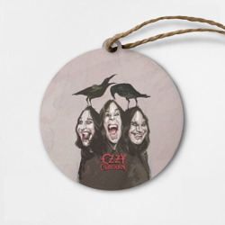 Деревянная игрушка круг Ozzy Osbourne