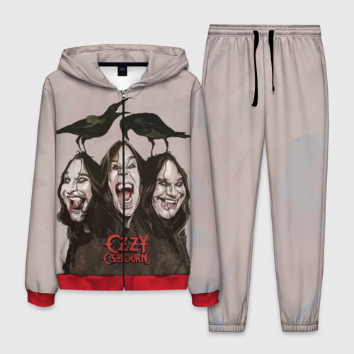 Мужской 3D костюм с принтом Ozzy Osbourne, вид спереди #2