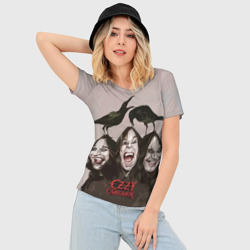 Женская футболка 3D Slim Ozzy Osbourne - фото 2