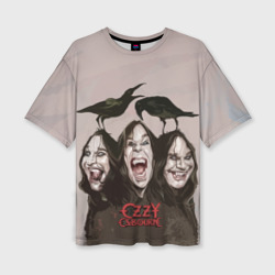 Женская футболка oversize 3D Ozzy Osbourne