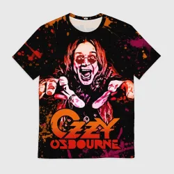 Мужская футболка 3D Ozzy Osbourne