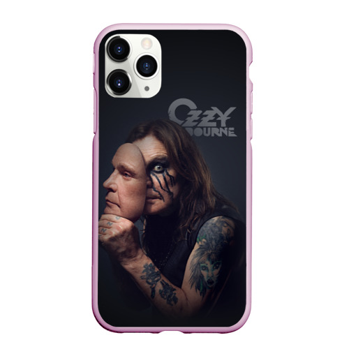 Чехол для iPhone 11 Pro Max матовый Ozzy Osbourne, цвет розовый