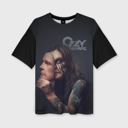 Женская футболка oversize 3D Ozzy Osbourne