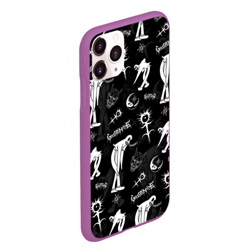 Чехол для iPhone 11 Pro Max матовый Ghostemane, цвет фиолетовый - фото 3