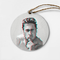 Деревянная игрушка круг Billie Herrington Gachimuchi