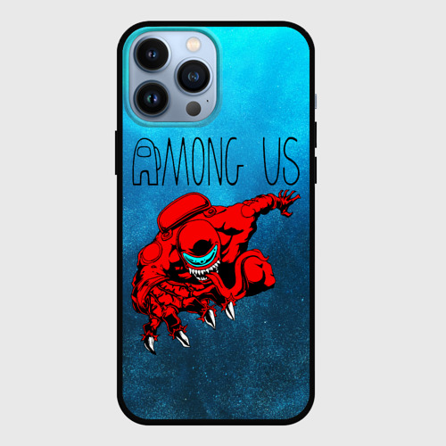 Чехол для iPhone 13 Pro Max с принтом Among Us monster, вид спереди #2