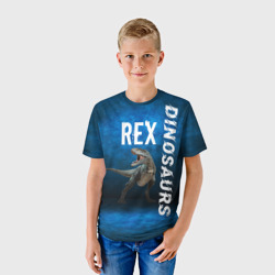 Детская футболка 3D Dinosaurs Rex 3D - фото 2