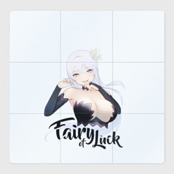Магнитный плакат 3Х3 Fairy of Luck - Kyuukyoku Shinka shita Full Dive RPG