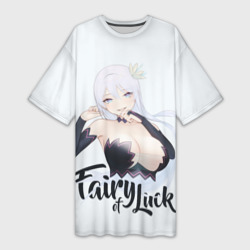Платье-футболка 3D Fairy of Luck - Kyuukyoku Shinka shita Full Dive RPG