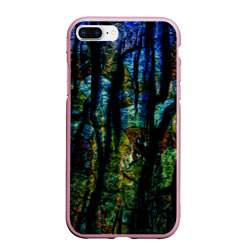 Чехол для iPhone 7Plus/8 Plus матовый Разноцветная гора