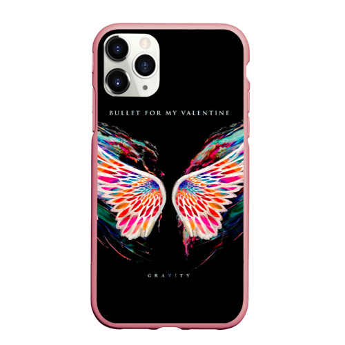 Чехол для iPhone 11 Pro Max матовый Gravity - Bullet For My Valentine, цвет баблгам