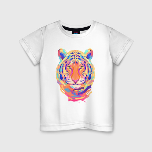 Детская футболка хлопок Color Tiger