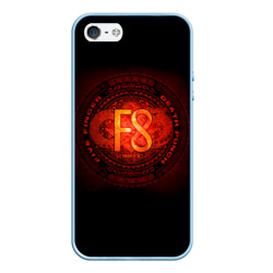 Чехол для iPhone 5/5S матовый F8 - Five Finger Death Punch