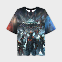 Мужская футболка oversize 3D Warframe Варфрейм