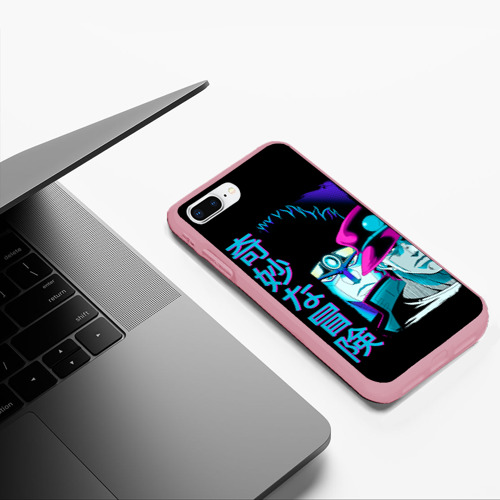 Чехол для iPhone 7Plus/8 Plus матовый с принтом Дзётаро и Дио, JoJo’s Bizarre, фото #5