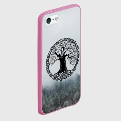 Чехол для iPhone 5/5S матовый Иггдрасиль Yggdrasil - фото 2