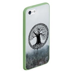 Чехол для iPhone 5/5S матовый Иггдрасиль Yggdrasil - фото 2