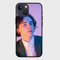 Чехол для iPhone 13 mini Timothee Chalamet розовый градиент