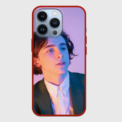 Чехол для iPhone 13 Pro Timothee Chalamet розовый градиент