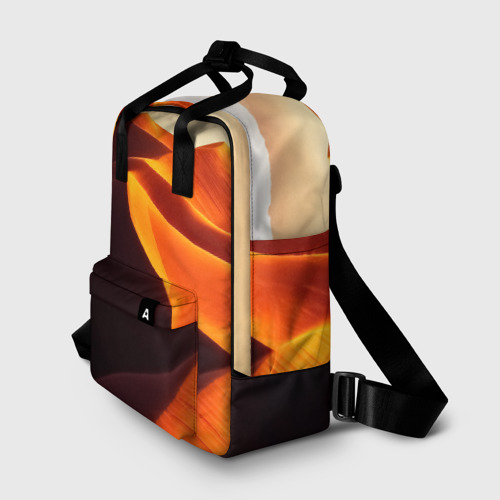 Женский рюкзак 3D с принтом Пустыня дюна барханы, фото на моделе #1