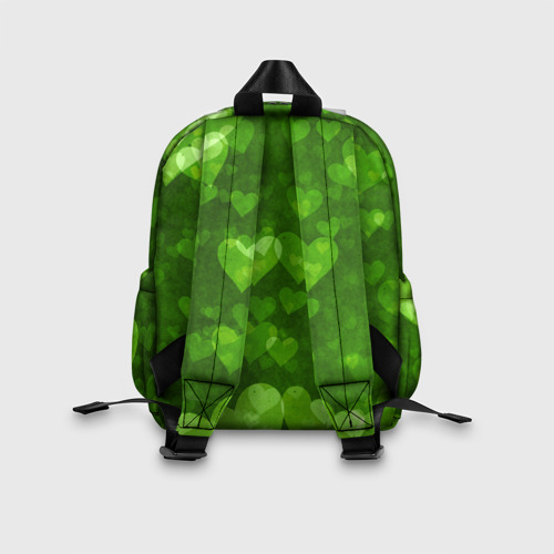 Детский рюкзак 3D Geometry Dash green love - фото 4