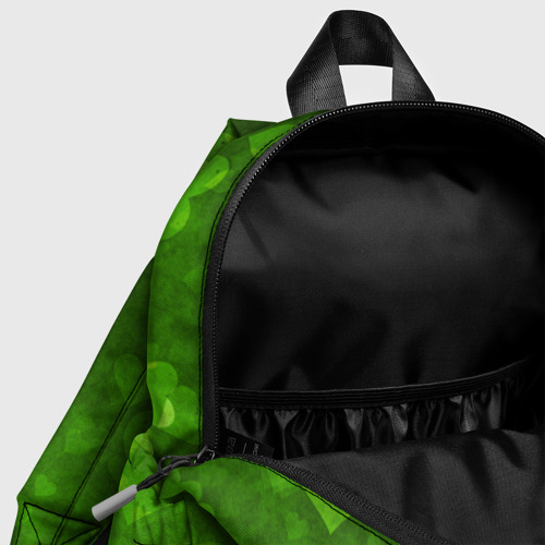 Детский рюкзак 3D Geometry Dash green love - фото 6