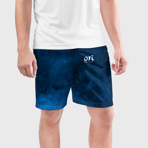 Мужские шорты спортивные Ori Logo Ori and the Will of the Wisps, цвет 3D печать - фото 3