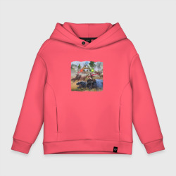 Детское худи Oversize хлопок Охота Арк Сурвивал