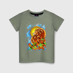 Детская футболка хлопок Царь зверей и природы