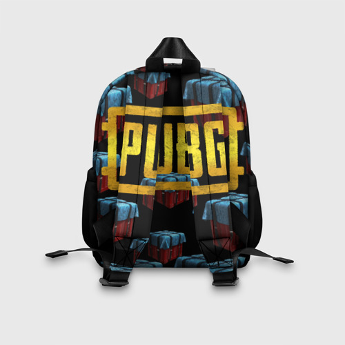 Детский рюкзак 3D с принтом Пабг или Пубг или PUBG, вид сзади #2