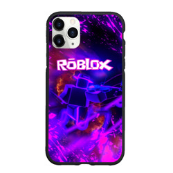 Чехол для iPhone 11 Pro Max матовый Music Roblox Роблокс