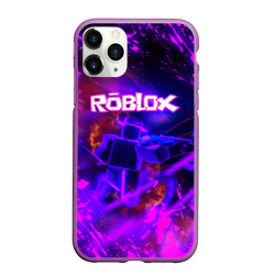 Чехол для iPhone 11 Pro Max матовый Music Roblox Роблокс