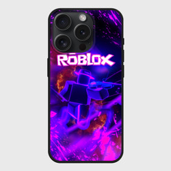 Чехол силиконовый для Apple iPhone 15 Pro матовый Music Roblox Роблокс