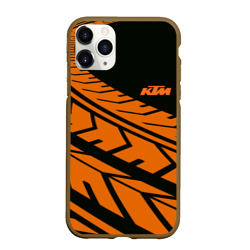 Чехол для iPhone 11 Pro Max матовый Orange KTM КТМ