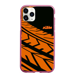 Чехол для iPhone 11 Pro Max матовый Orange KTM КТМ