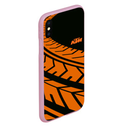 Чехол для iPhone XS Max матовый Orange KTM КТМ - фото 2