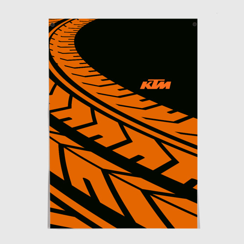 Постер Orange KTM КТМ