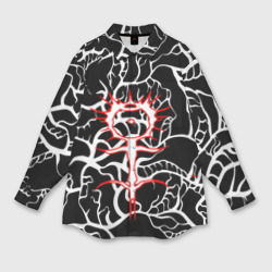 Женская рубашка oversize 3D Ghostemane