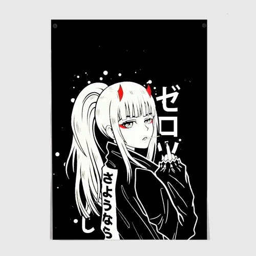 Постер Darling in the Franxx: Zero Two