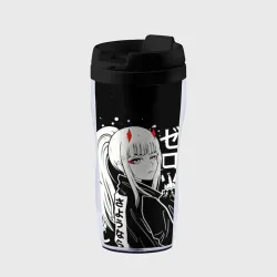 Термокружка-непроливайка Darling in the Franxx: Zero Two
