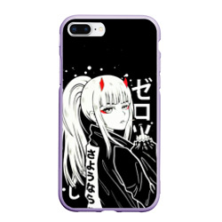 Чехол для iPhone 7Plus/8 Plus матовый Darling in the Franxx: Zero Two